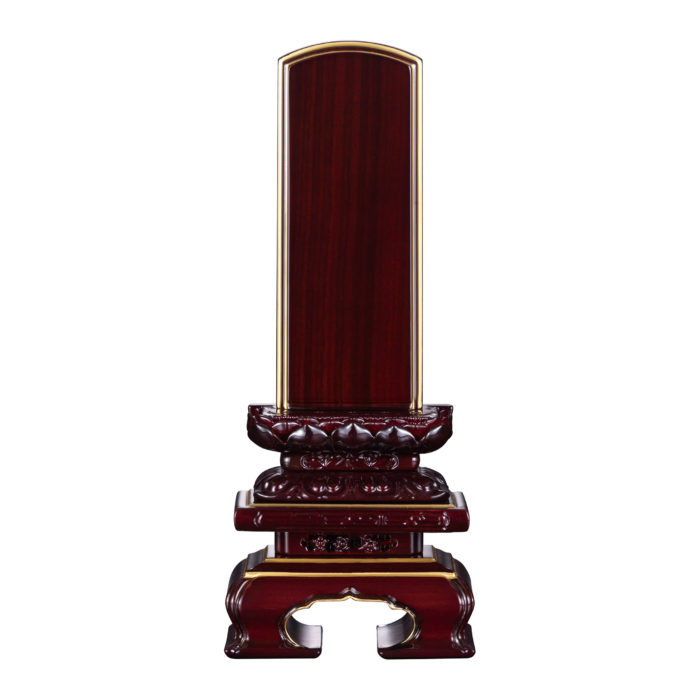 上京型千倉吹蓮華 漆仕上 紫檀