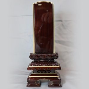 上京型千倉吹蓮華 透き漆仕上げ25巾 黒檀／紫檀（6寸のみ）